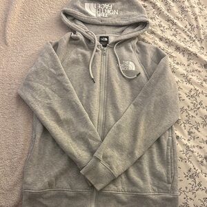 The North Face Light Gray Hoodie